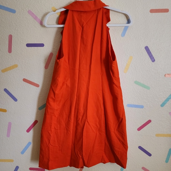 Jenee Naylor Sleeveless Blazer Mini Dress NWT Red Future Collective - Picture 5 of 8